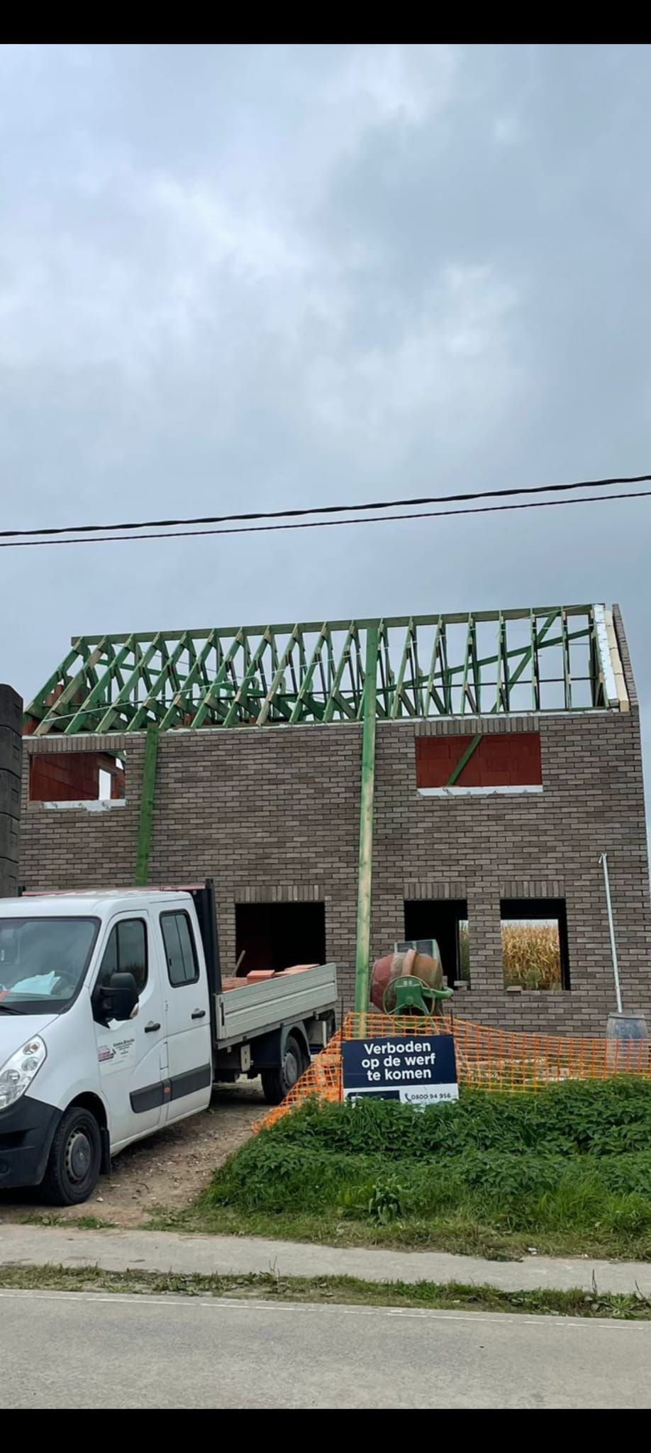 Portfolio: dak- en timmerwerken van ruwbouw tot afwerking before