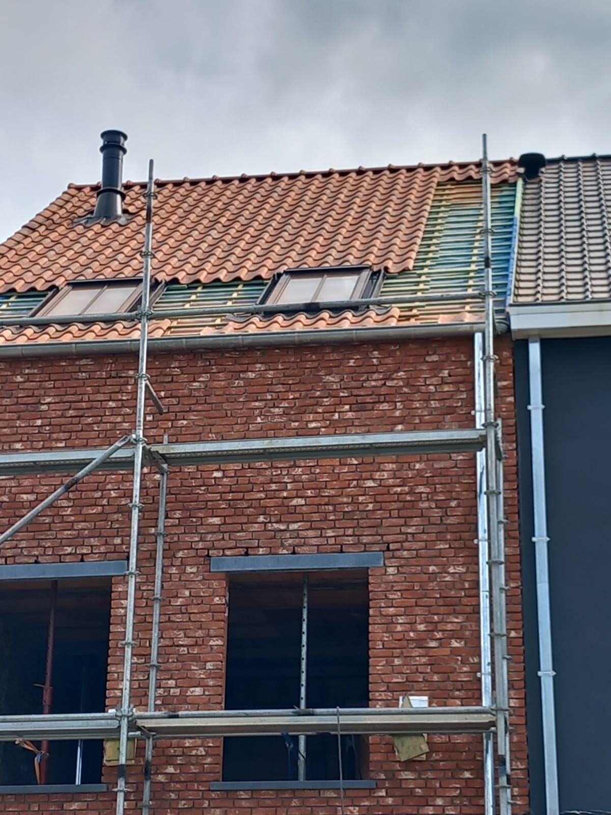 Portfolio: vakwerk in hellende daken after